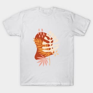 Tropical Leaves - Boho T-Shirt